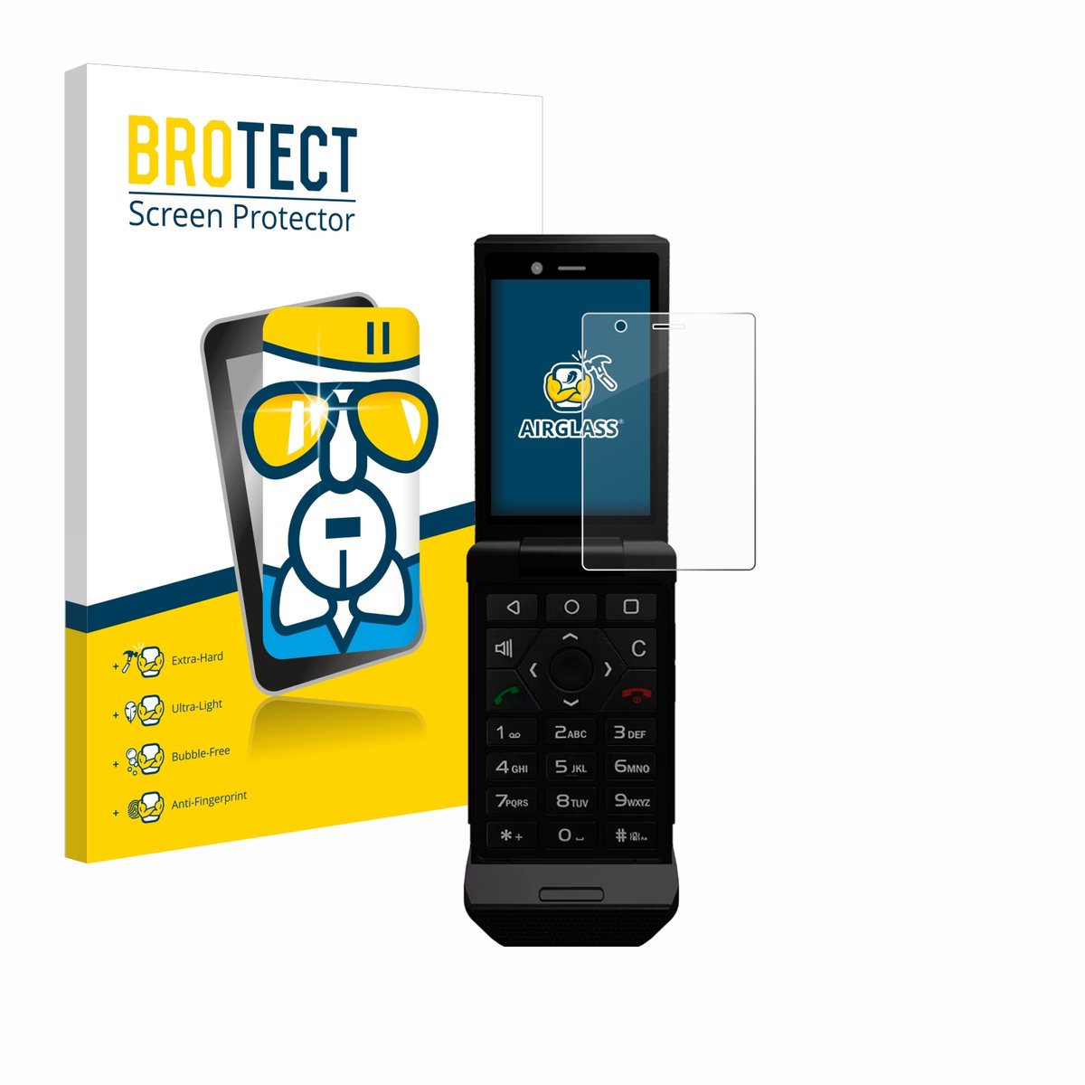Screenprotector voor Caterpillar Cat S22 Flip Beschermglas transparant