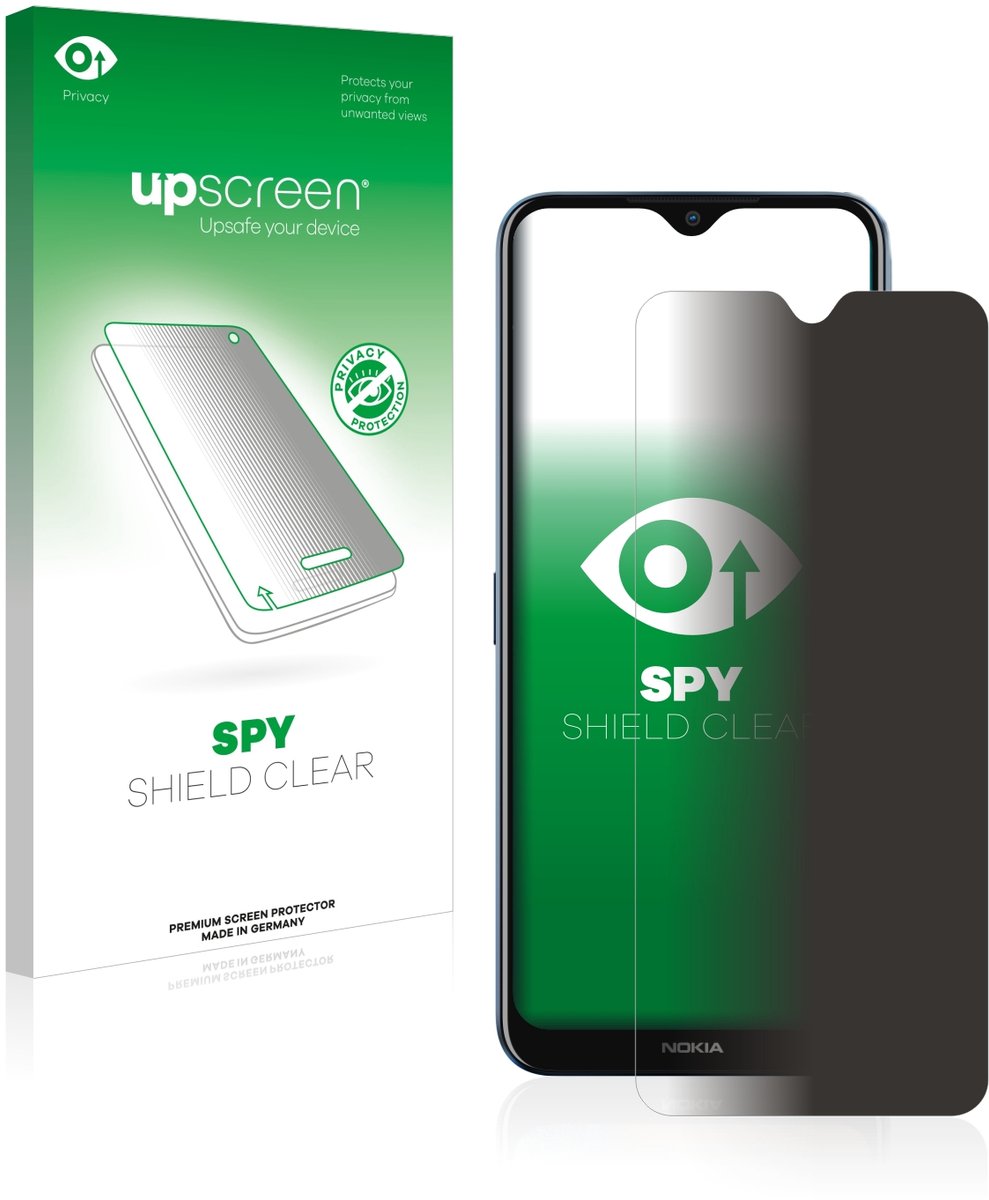 upscreen - privacy screenprotector voor Nokia G50 - Folie Beschermfolie Blauwlichtfilter