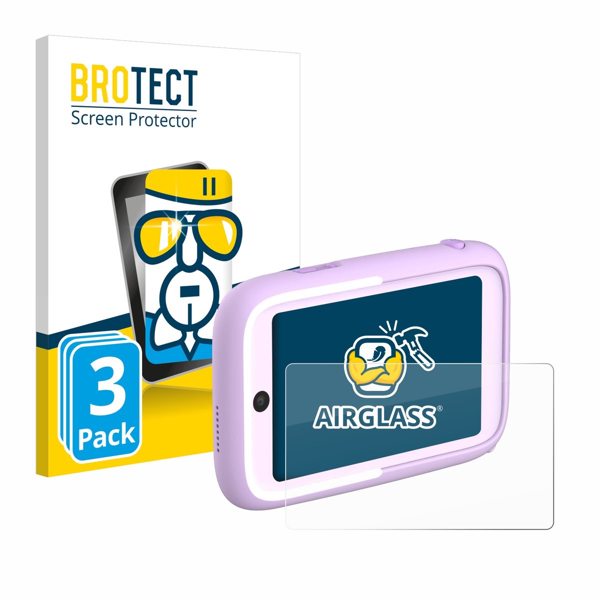 Screenprotector 3 Stuks voor Myfirst Camera 50 Beschermglas transparant