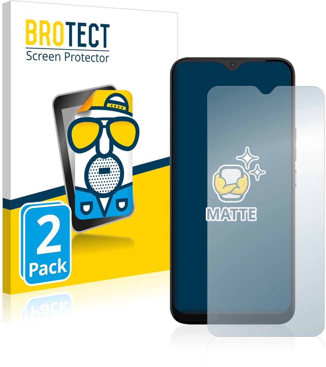 BROTECT - Screenprotector voor Gigaset GS5 Lite - Folie Beschermfolie matte 2 Stuks