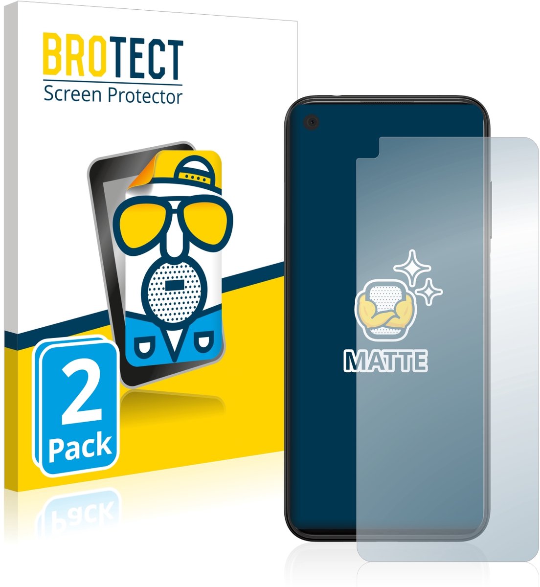 BROTECT - Screenprotector voor HTC Desire 22 Pro - Folie Beschermfolie matte 2 Stuks