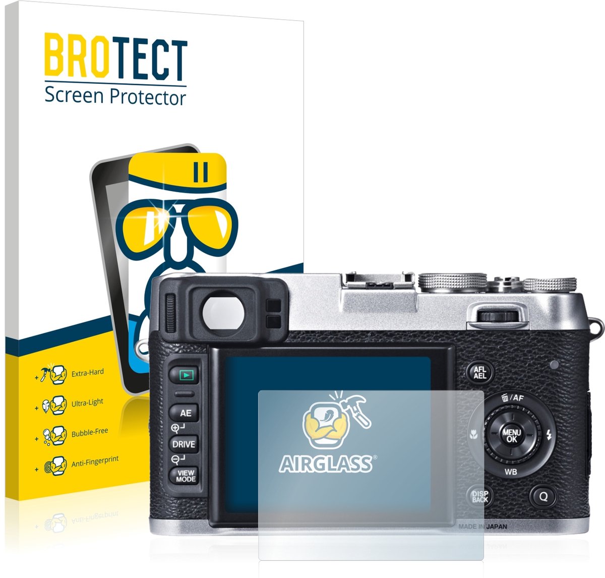 Screenprotector voor Fujifilm X100S Beschermglas transparant