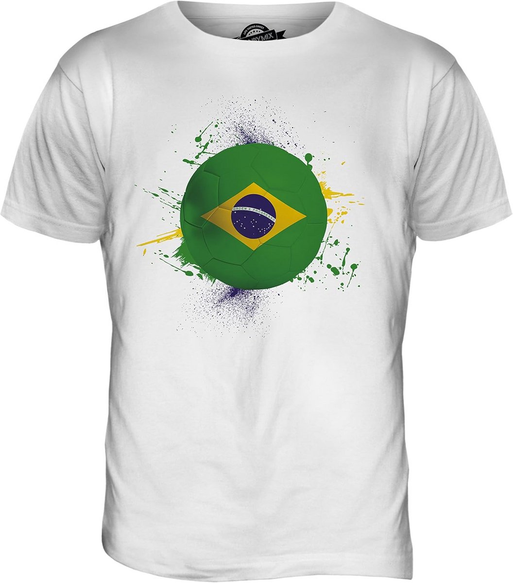 Voetbal T-shirt Heren - Ideaal voor Wereldkampioenschap of EK - Braziliaanse Stijl