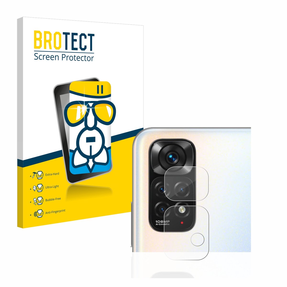 Screenprotector voor Xiaomi Redmi Note 11S (ALLEEN Camera Lens) Beschermglas transparant