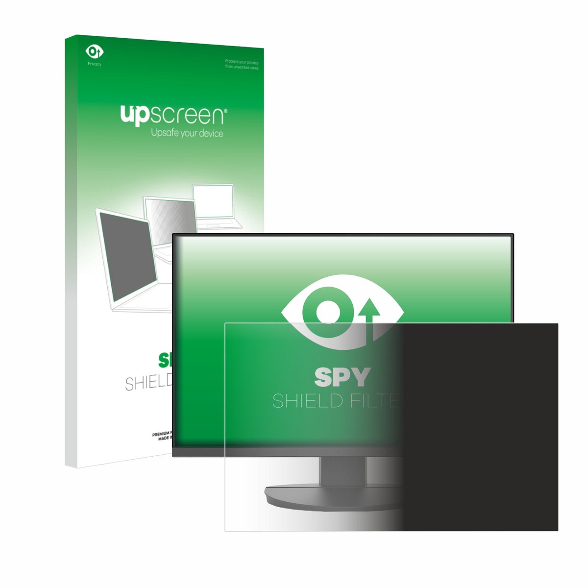 upscreen - privacyscherm voor NEC MultiSync EA241WU - privacy filter screenfilter Blauwlichtfilter