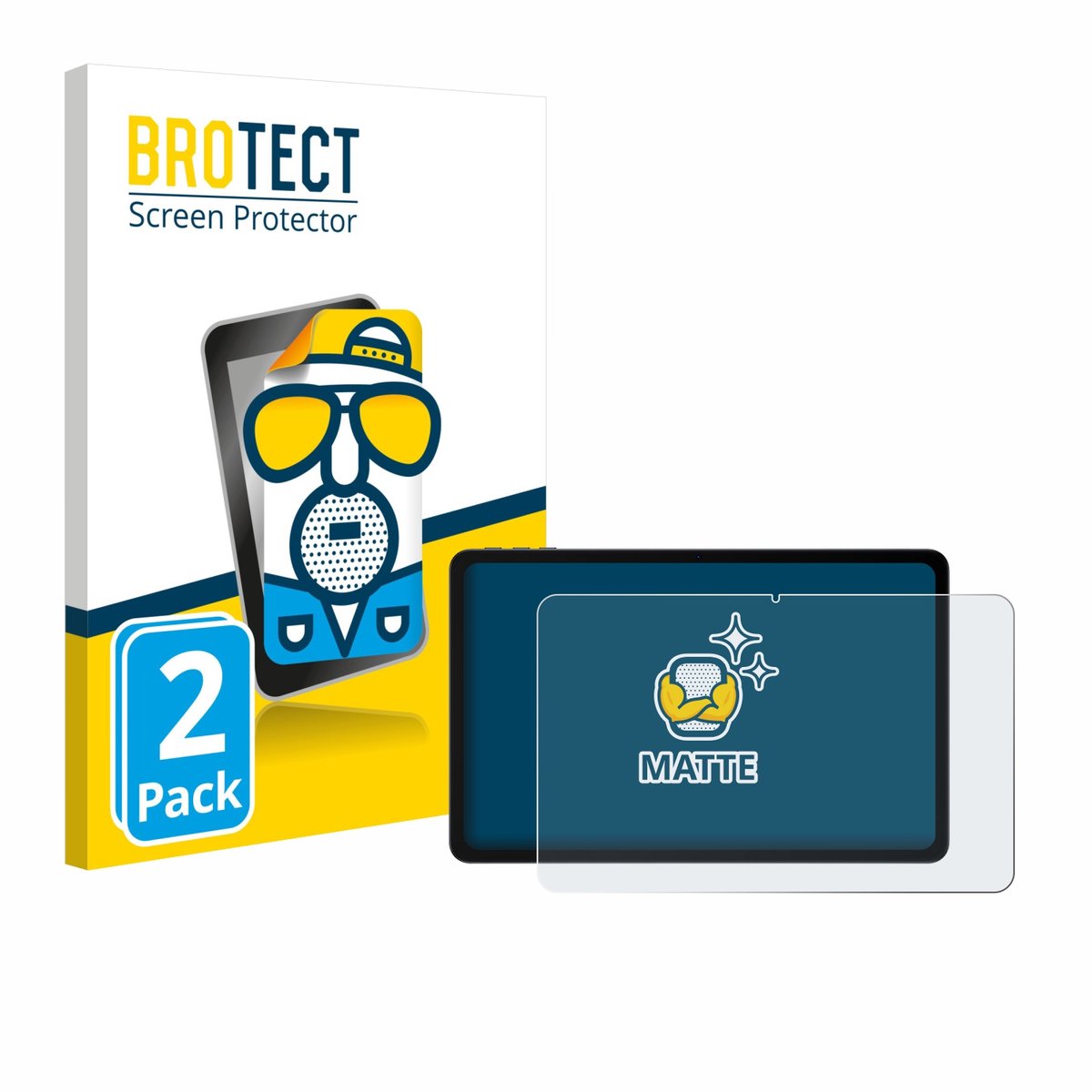 BROTECT - Screenprotector voor Doogee U12 - Folie Beschermfolie matte 2 Stuks