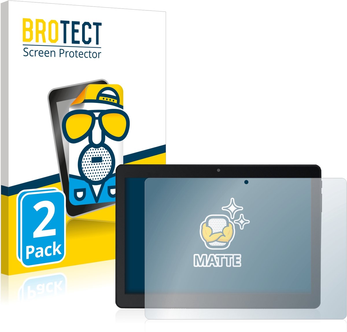 BROTECT - Screenprotector voor Acepad A145 10.1" - Folie Beschermfolie matte 2 Stuks