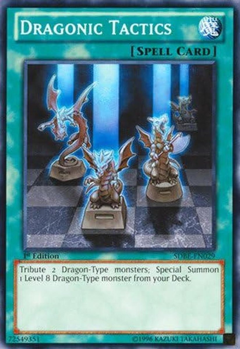 Trading Card Game: Dragonische Tactieken Kaart - Nederlands Speelbaar