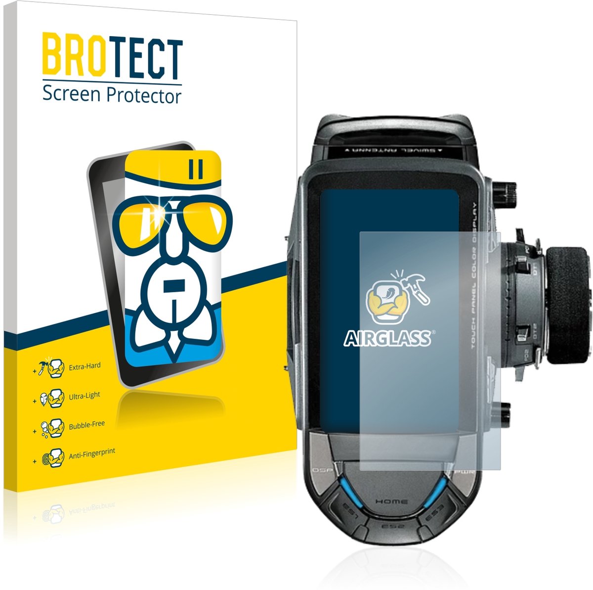 Screenprotector voor Futaba 10PX Beschermglas transparant