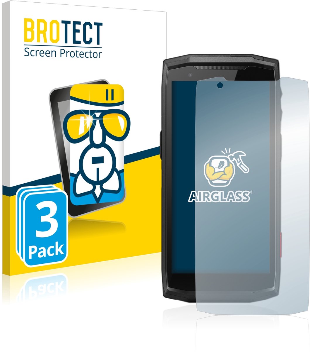 Screenprotector 3 Stuks voor Crosscall Core-M5 Beschermglas transparant