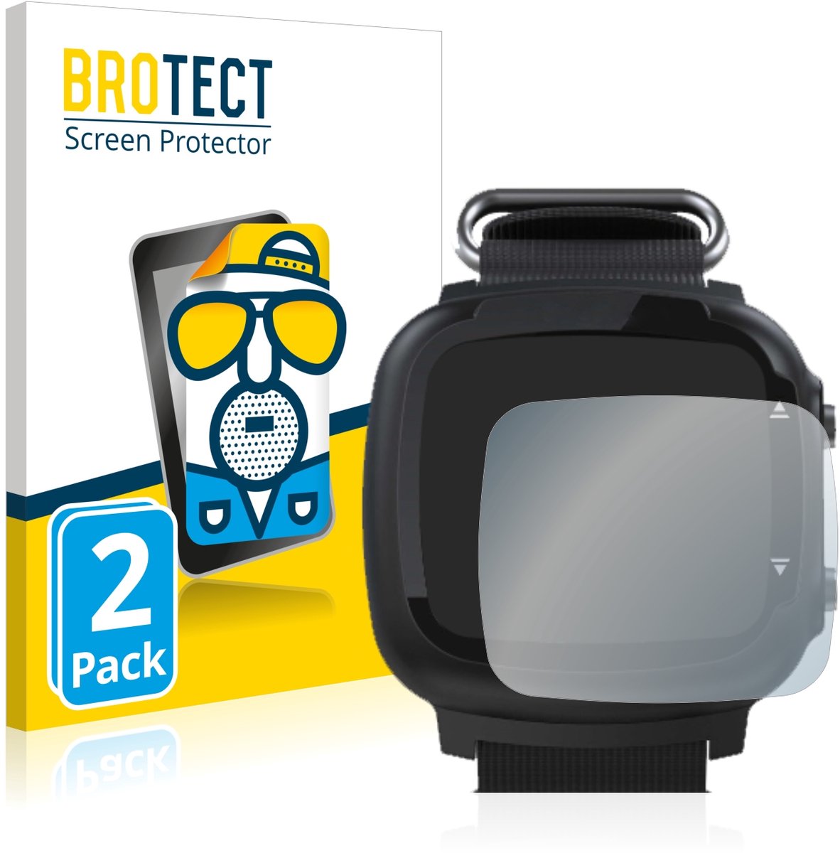 BROTECT - Screenprotector voor Aqualung i330r - Folie Beschermfolie matte 2 Stuks