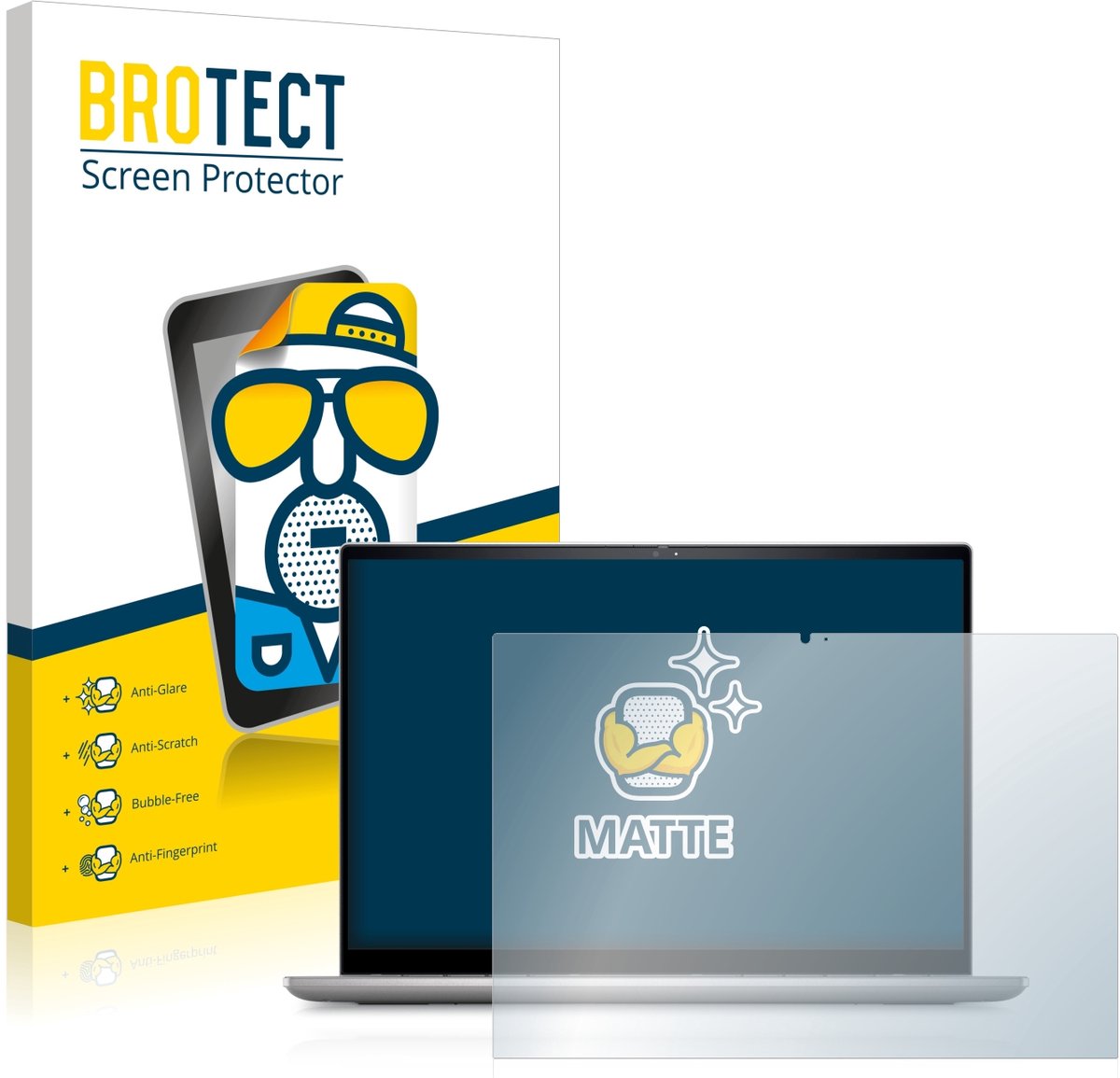 BROTECT - Screenprotector voor Dell Inspiron 14 7420 2-in-1 - Folie Beschermfolie matte