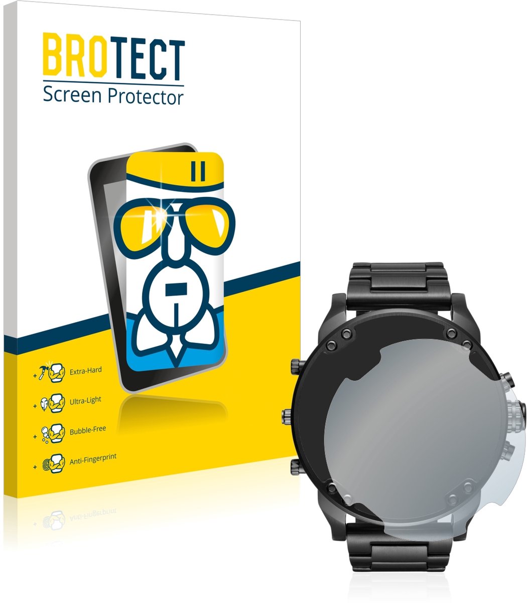 Screenprotector voor Diesel DZ7395 Mr. Daddy 2.0 Beschermglas transparant