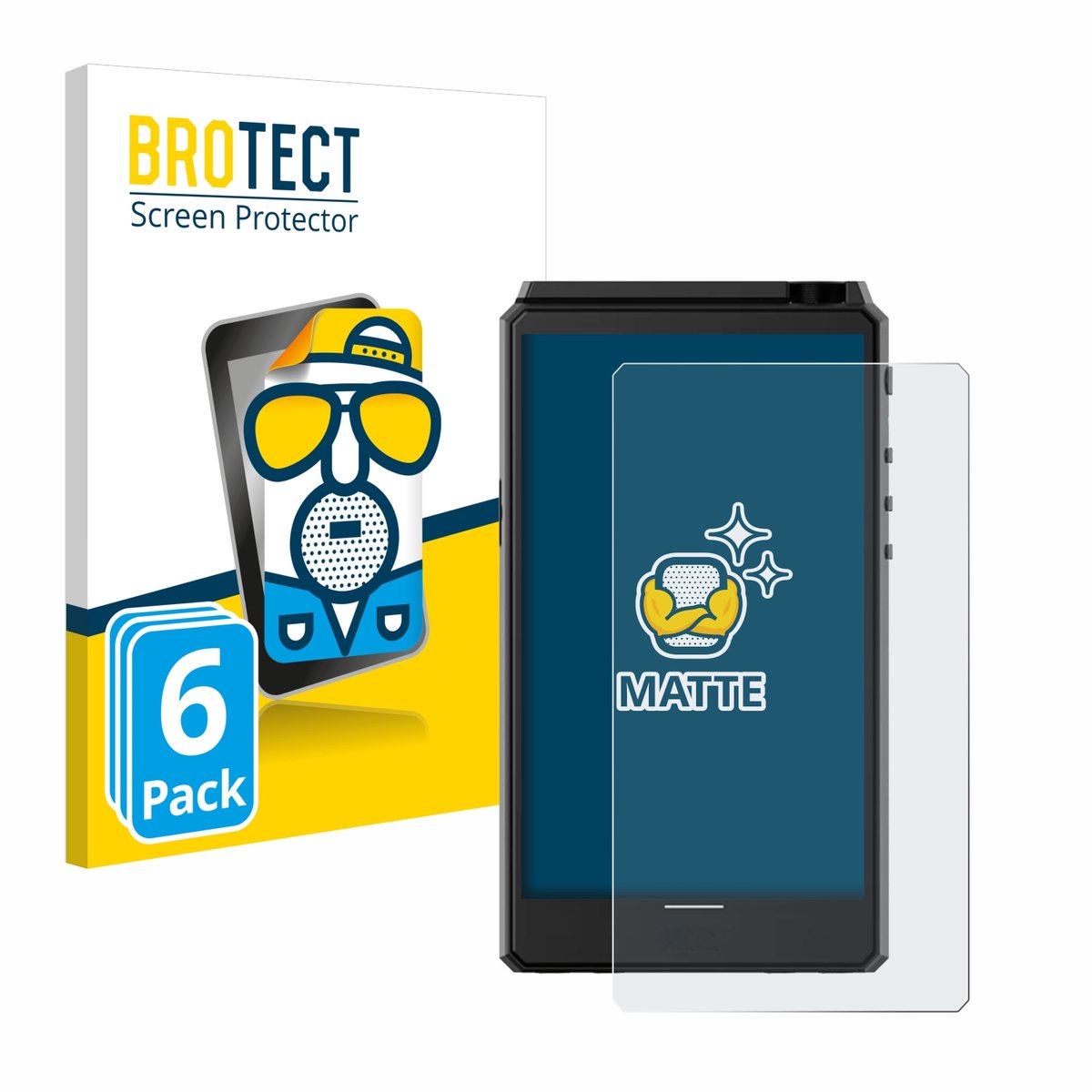 BROTECT - Screenprotector voor Hiby R6 III - Folie Beschermfolie matte 6 Stuks