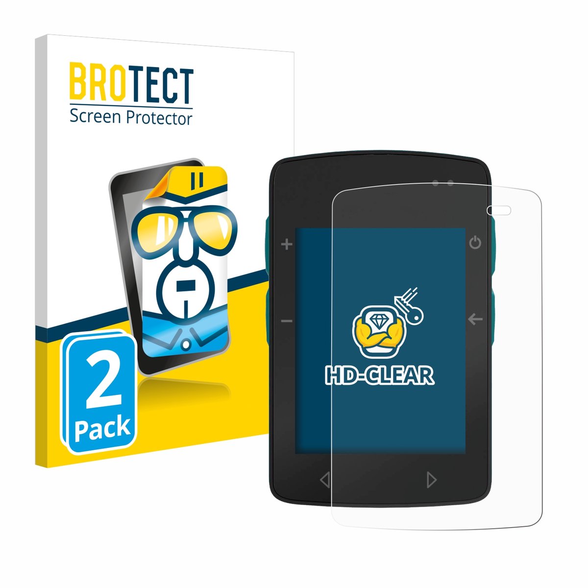 BROTECT - Screenprotector voor TwoNav Roc - Folie Beschermfolie transparant 2 Stuks