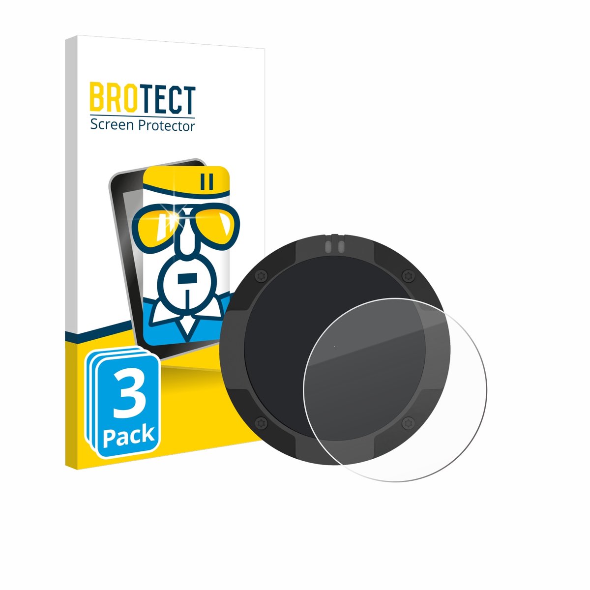 BROTECT - Glas Screenprotector voor Beeline Moto II - Gehard Beschermglas 9H 3 Stuks