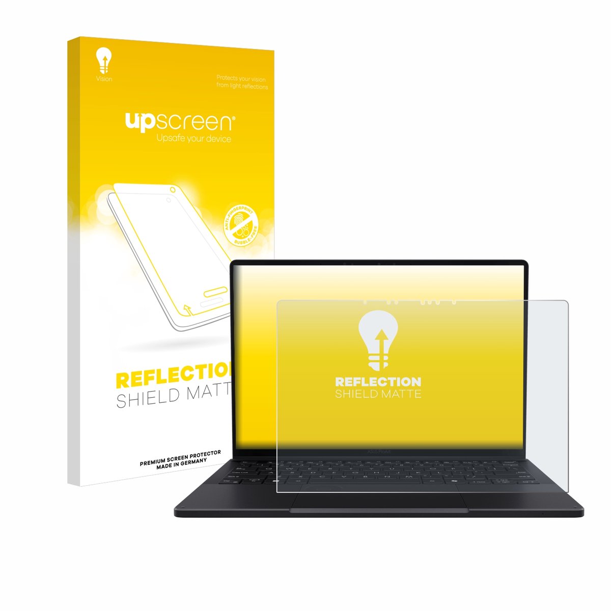 upscreen - Screenprotector voor ASUS ProArt PX13 - Folie Beschermfolie anti glare matte