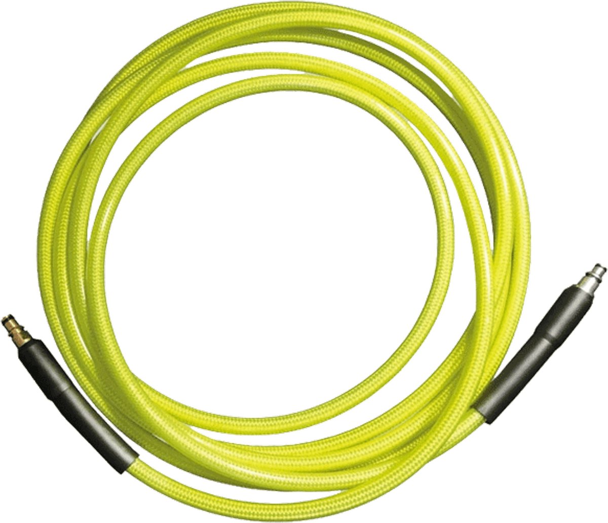 Bigboi WashR Flo Slang - 15m - Knikbescherming - Quick Connect - Hoogwaardig PVC