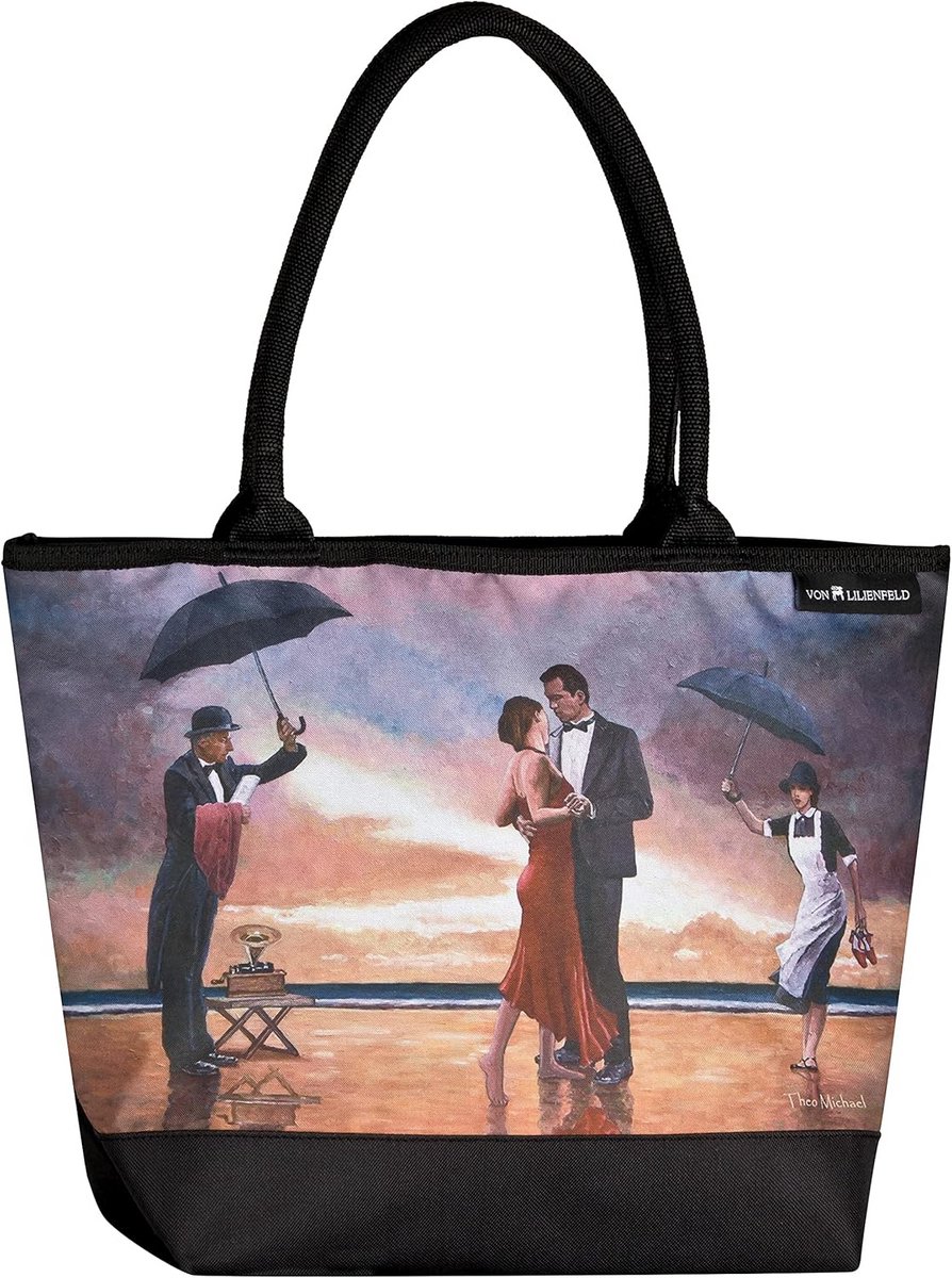 VON LILIENFELD Totebag Theo Michael Motief Kunststof 42 x 30 x 15 cm