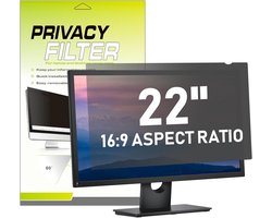 22 Inch Privacyfilter voor Monitor - Anti-Kras en Anti-Schittering - Bescherming tegen Zijwaartse Blik