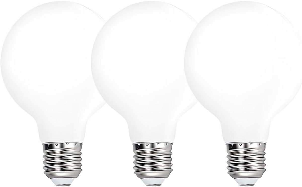 Milky E27 LED Lamp 5W – Gelijkwaardig aan 50W, 500 Lumen, 2700K – G80 Gloeilamp – Warm Wit Licht