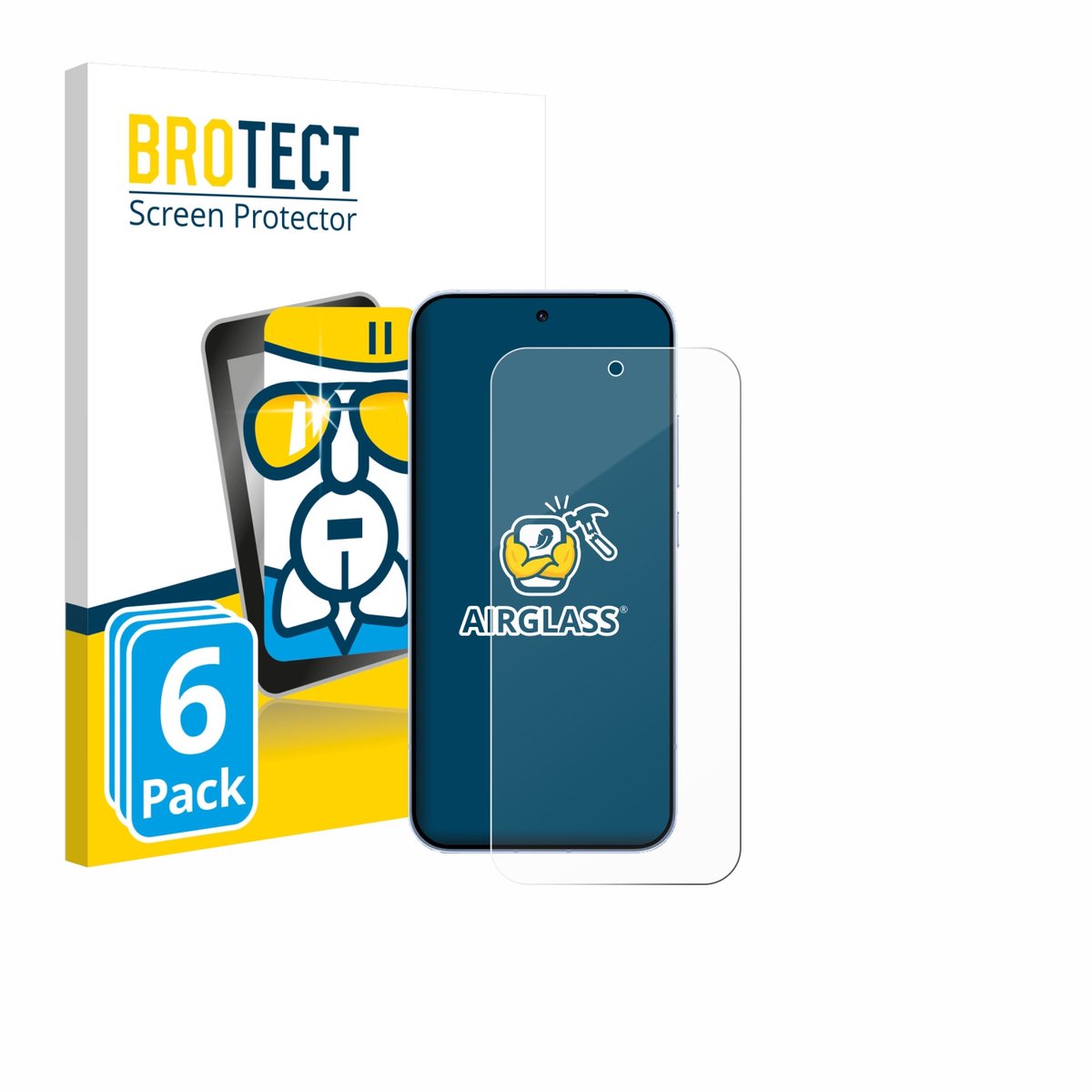 Screenprotector 6 Stuks voor Oppo Reno 15 Beschermglas transparant