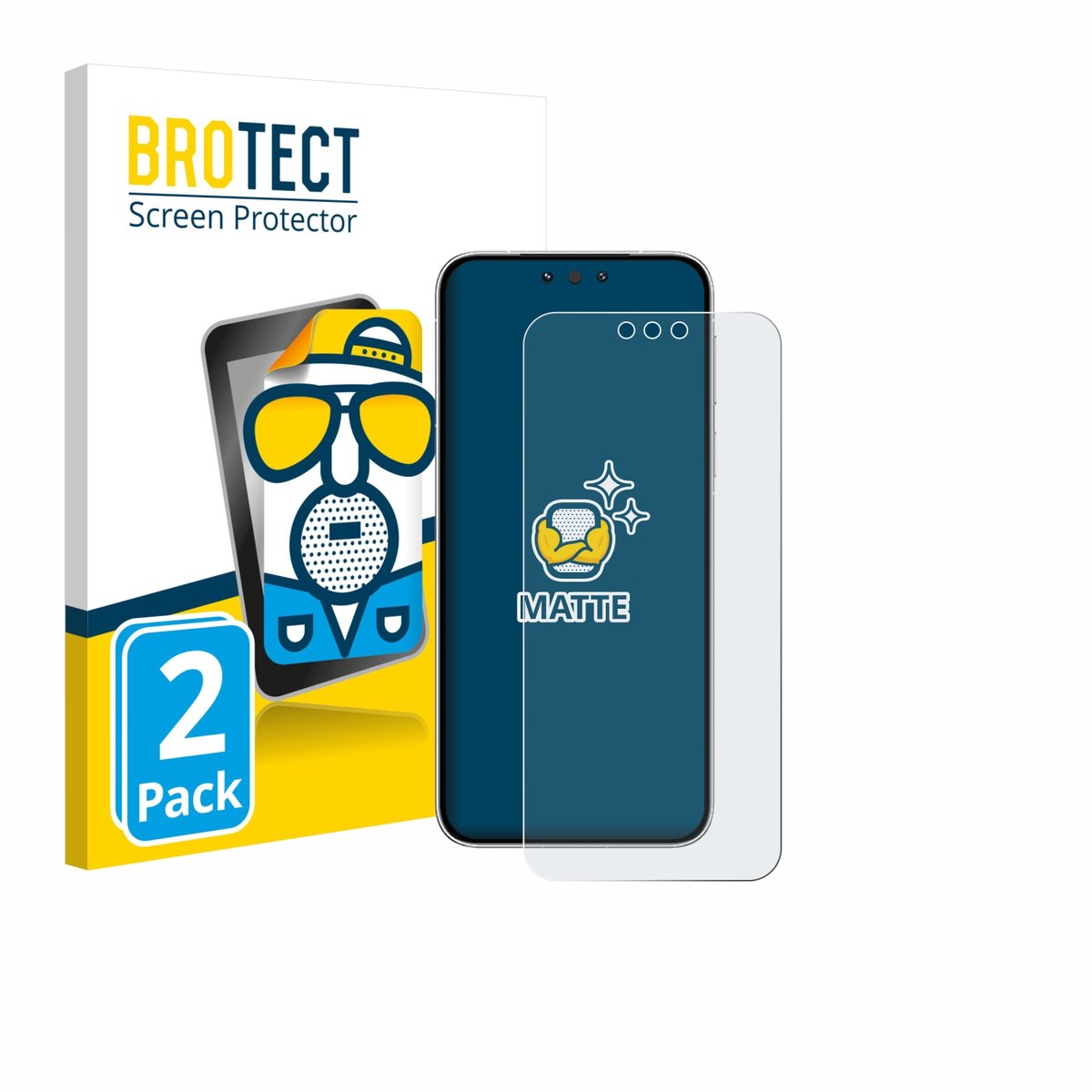 BROTECT - Screenprotector voor Huawei Mate 80 - Folie Beschermfolie matte 2 Stuks