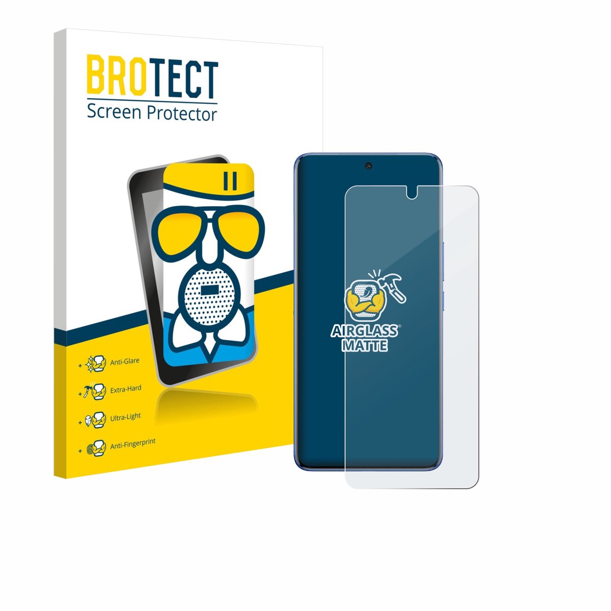 BROTECT - Screenprotector voor Vivo V60 Lite - Folie Beschermfolie Beschermglas matte