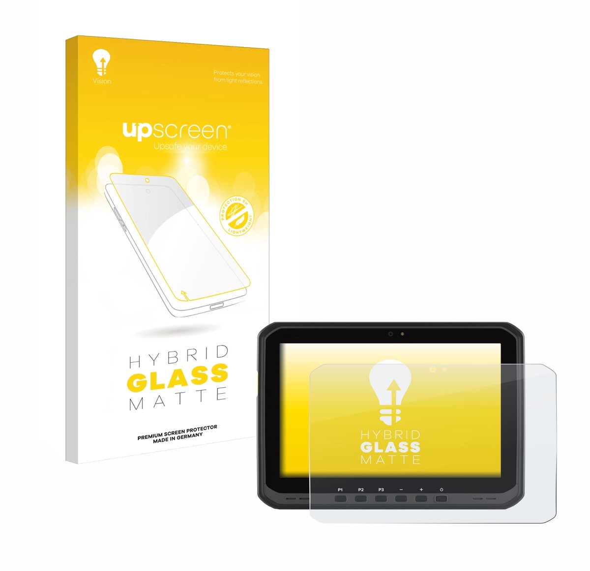 upscreen - Screenprotector voor Zebra ET60 - Folie Beschermfolie Beschermglas matte