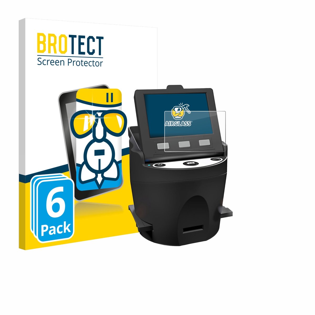 Screenprotector 6 Stuks voor Kodak SCANZA Beschermglas transparant