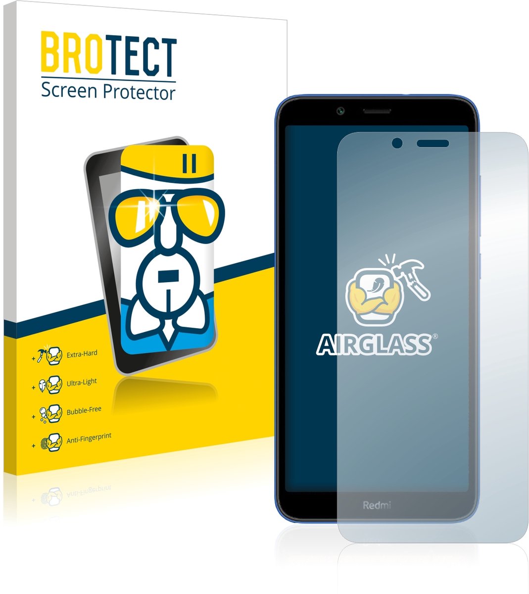 Screenprotector voor Xiaomi Redmi 7A Beschermglas transparant