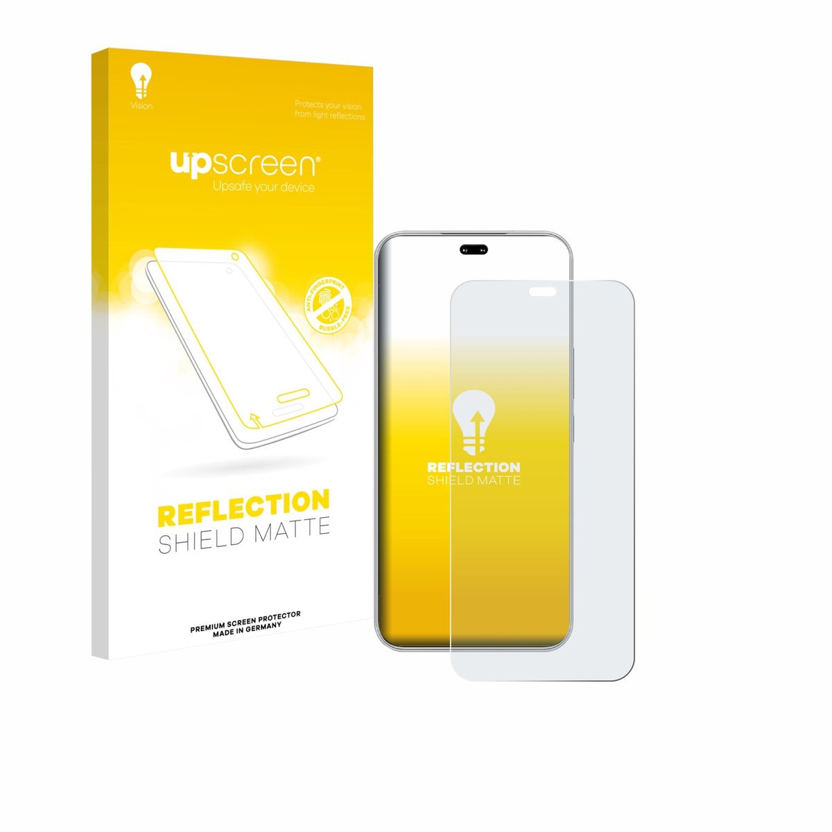 upscreen - Screenprotector voor Honor 400 Pro - Folie Beschermfolie anti glare matte
