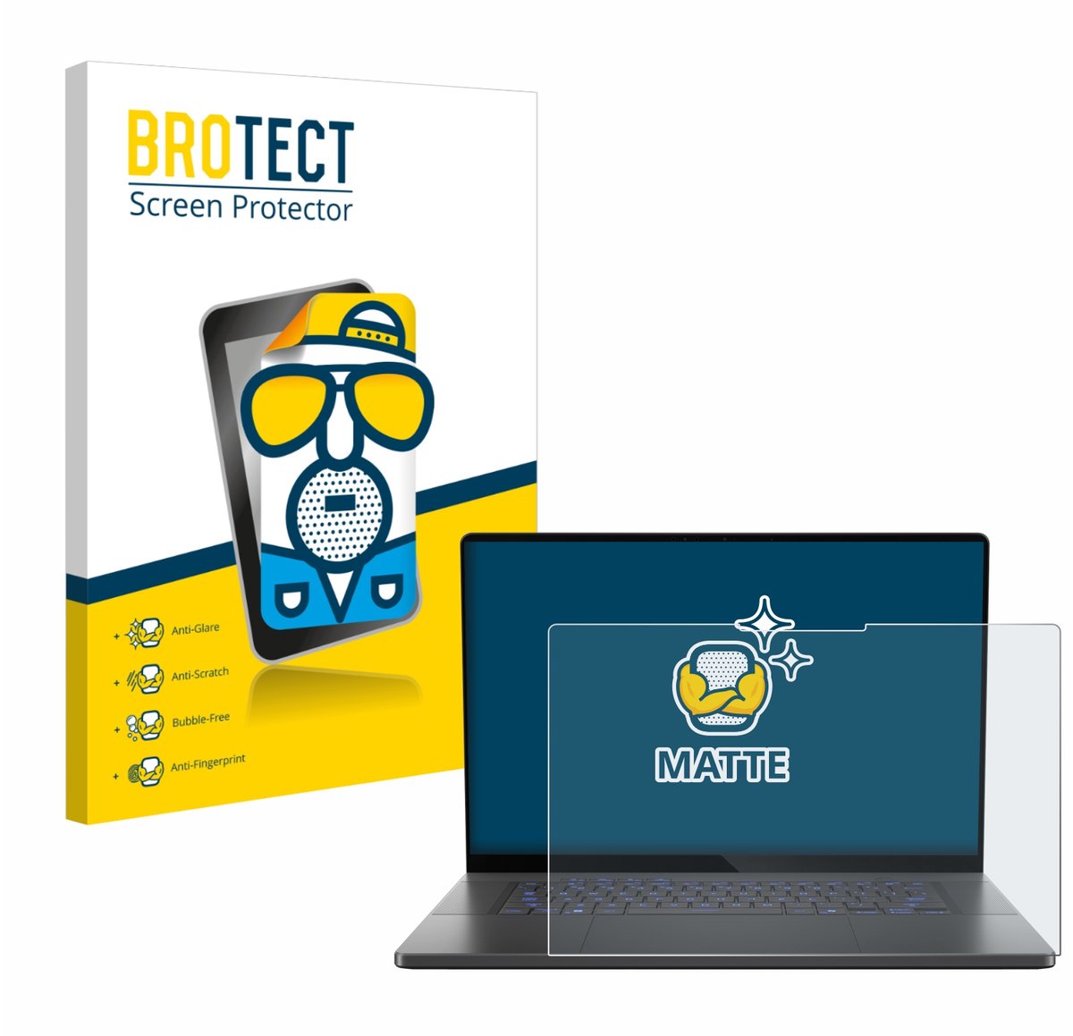 BROTECT - Screenprotector voor ASUS ROG Zephyrus G16 2025 - Folie Beschermfolie matte