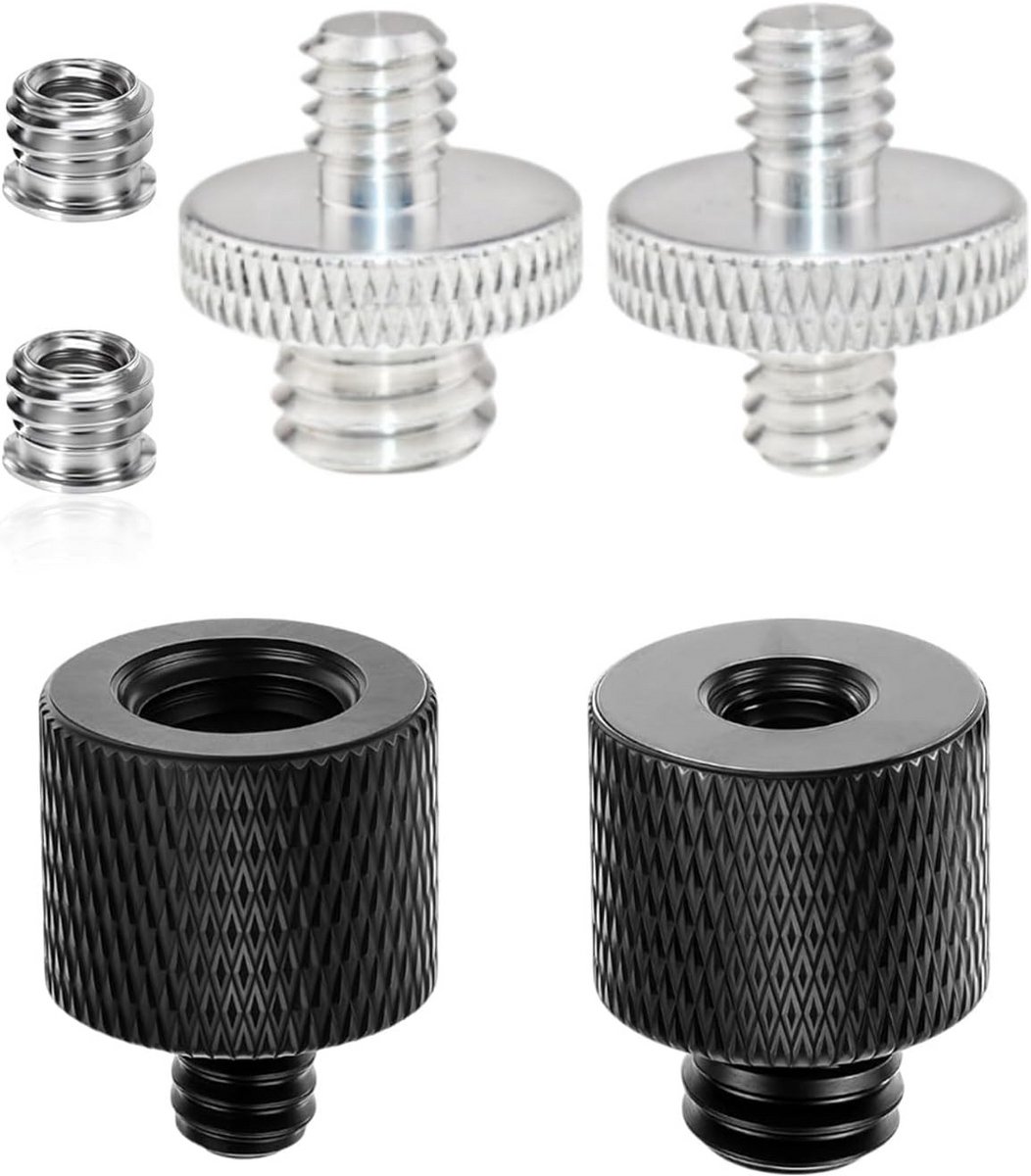 Universele Statief Schroefadapter 1/4 naar 3/8 Inch voor Camera en Microfoon