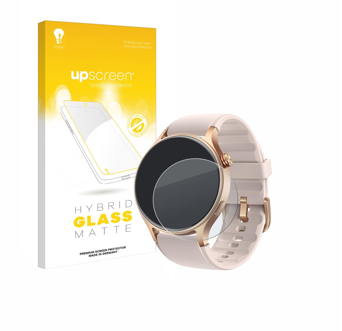 upscreen - Screenprotector voor aeac AR01 1.32" - Folie Beschermfolie Beschermglas matte