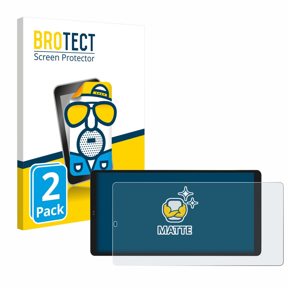 BROTECT - Screenprotector voor Shelly Wall Display X2i - Folie Beschermfolie matte 2 Stuks