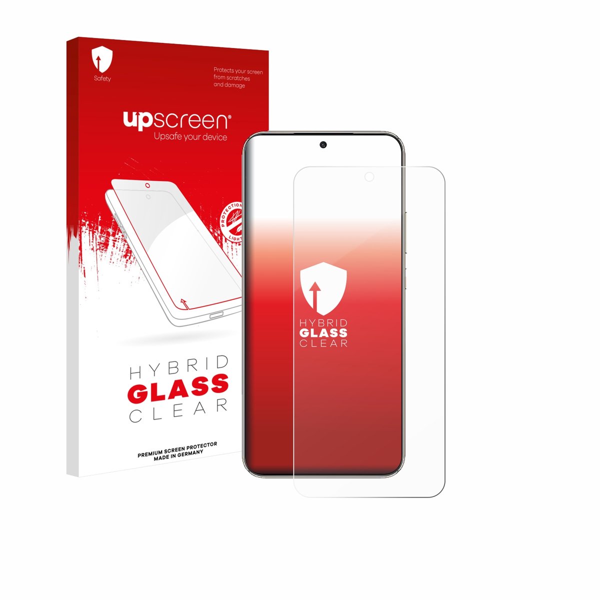 upscreen - Screenprotector voor Honor X70 - Folie Beschermfolie Beschermglas transparant