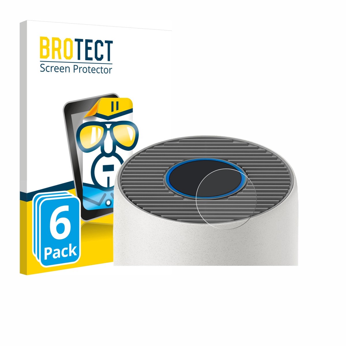 BROTECT - Screenprotector voor Philips 2000i Series AC2939 - Folie Beschermfolie transparant 6 Stuks