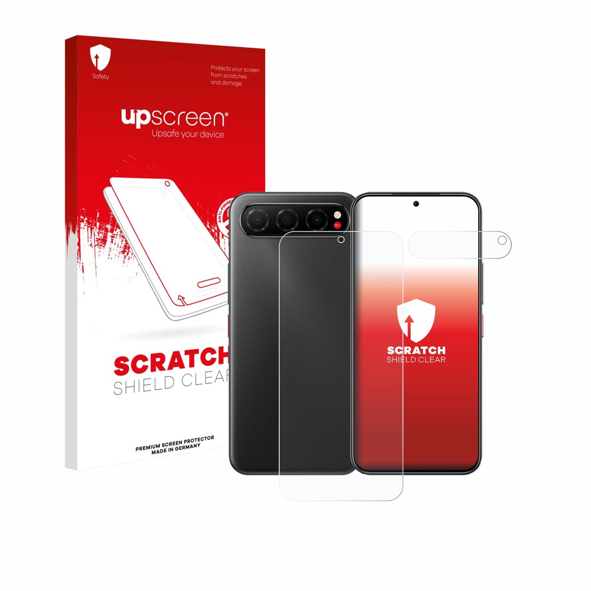 upscreen - Screenprotector voor Nubia Air (Voor+Camera) - Folie Beschermfolie transparant
