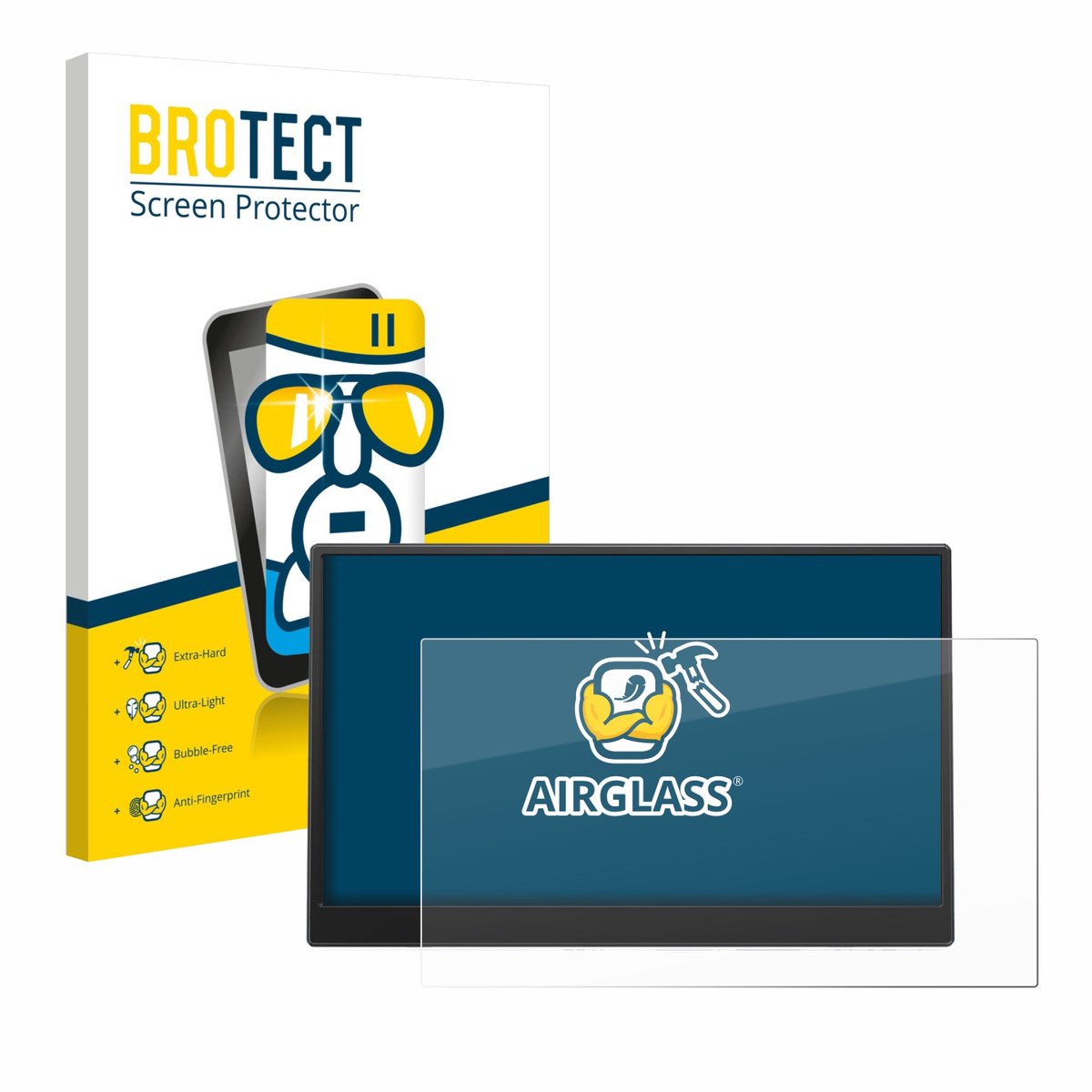 Screenprotector voor Azeyou PM1506S 15.6" Beschermglas transparant