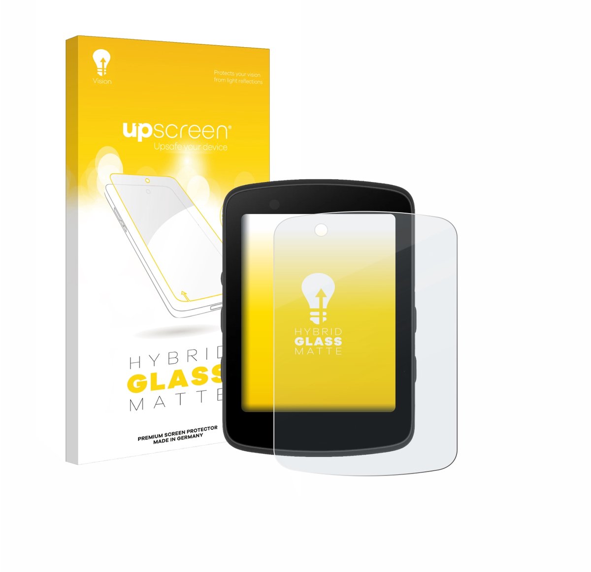upscreen - Screenprotector voor Bryton Rider 650 - Folie Beschermfolie Beschermglas matte