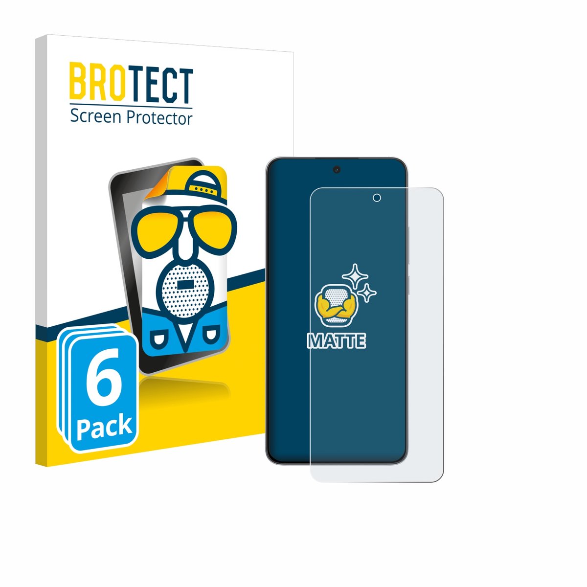 BROTECT - Screenprotector voor OnePlus Nord CE 5 - Folie Beschermfolie matte 6 Stuks