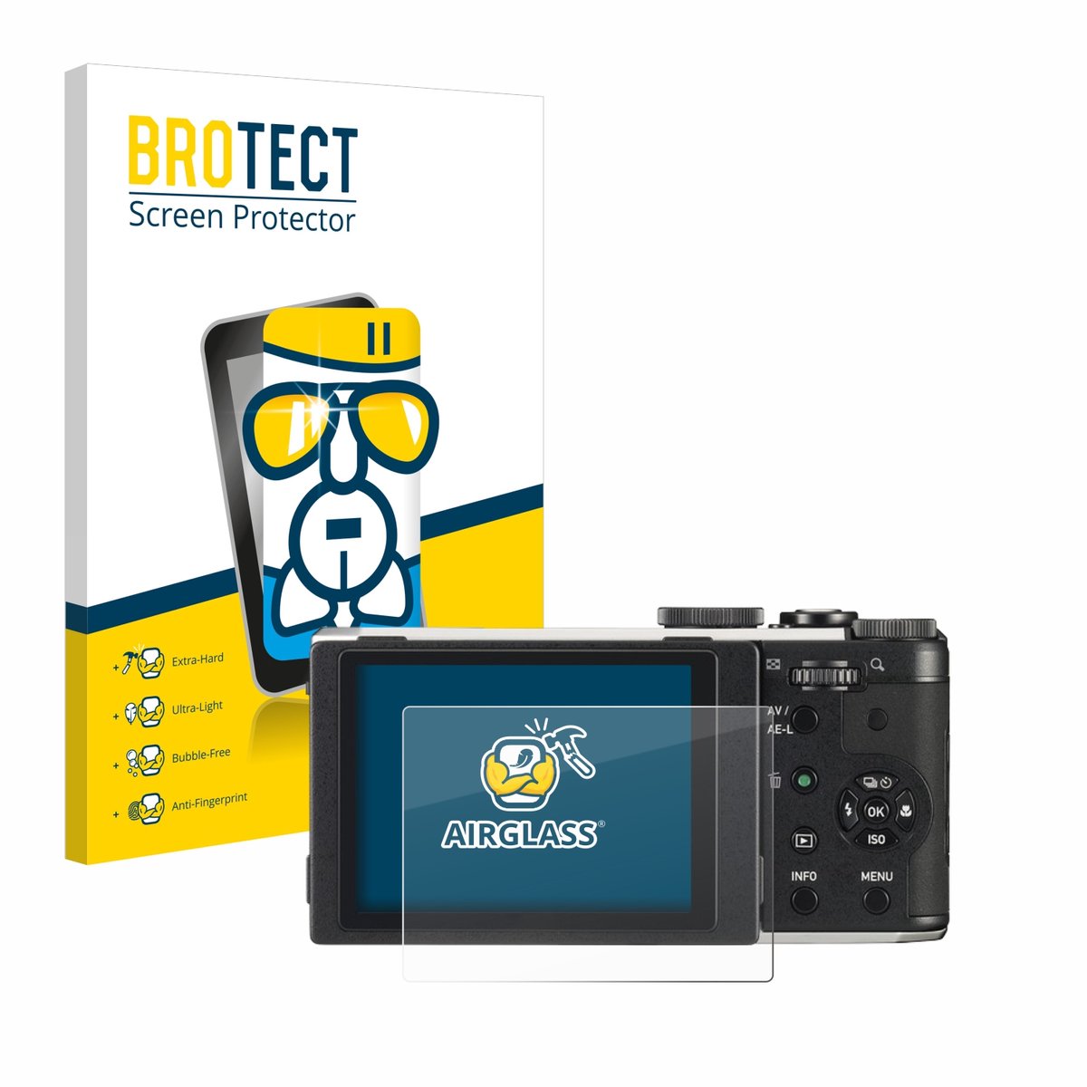 Screenprotector voor Pentax MX-1 Beschermglas transparant