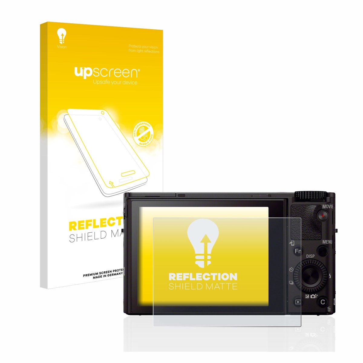 upscreen - Screenprotector voor Sony Cyber-Shot DSC-RX100 III - Folie Beschermfolie anti glare matte