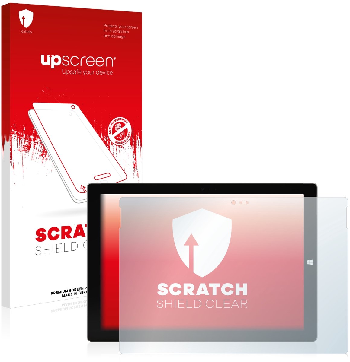 upscreen - Screenprotector voor Microsoft Surface Pro 3 - Folie Beschermfolie transparant