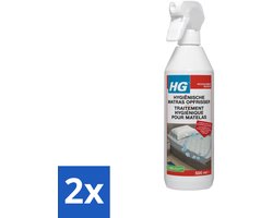 2 x HG Matrasopfrisser 500 ml - Matras Opfrisser - Matras Reiniger - Geurverwijderaar Matras - Hygiënische Matras - Matras Schoonmaken