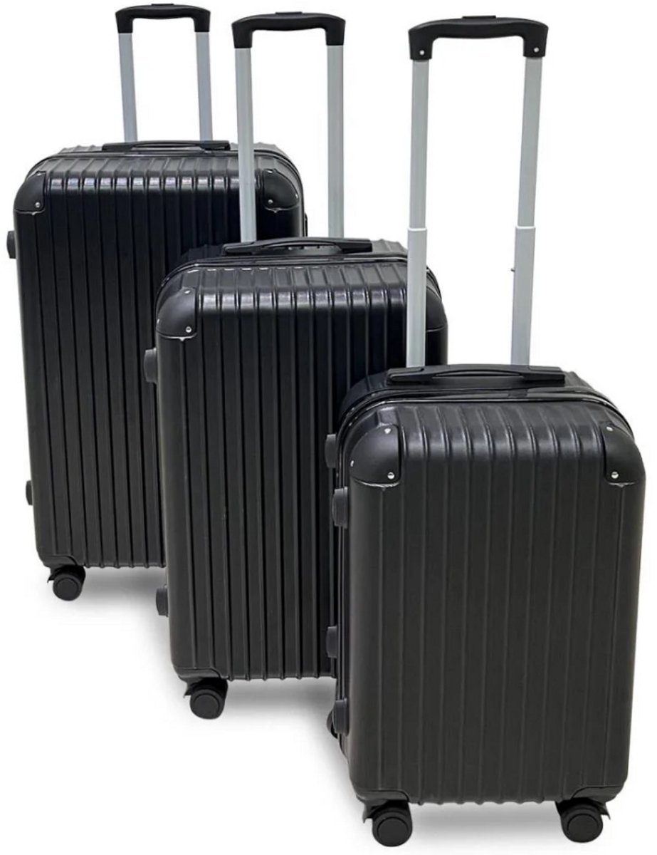 kofferset 3 delig - Resikofferset - groot, medium en klein - cijferslot - 360° wielen - 45, 72 en 106L