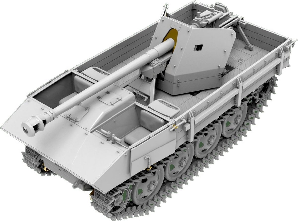 Schaalmodel 1:35 - Artillerie Zelfrijdend Geschut met 7,5 cm PaK 40/4 Kanon