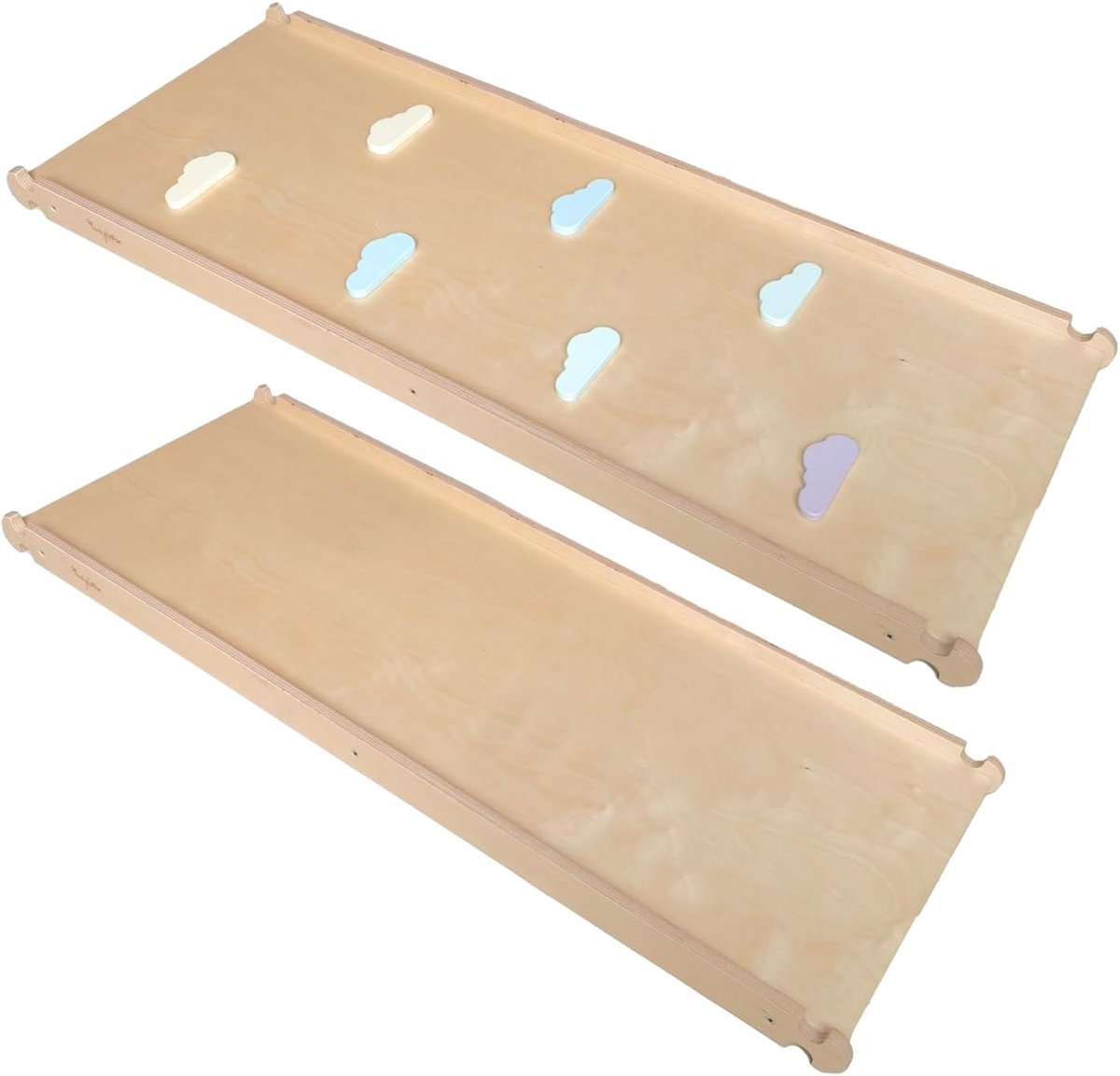 Montessori Glijbaan Hout 2-in-1: Klimrek en Glijbaan voor Balans en Motoriek | Kinderen 1+ Jaar