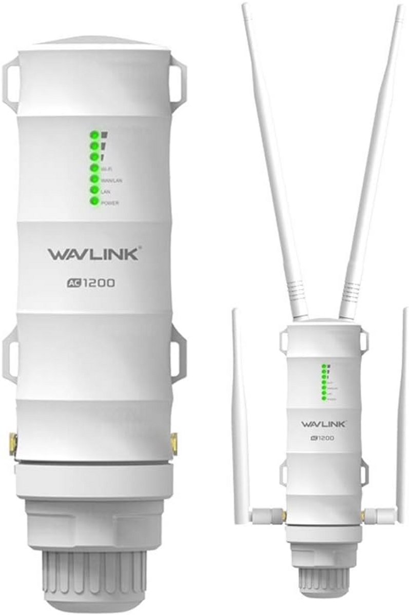 Krachtige AC1200 Gigabit Buiten Wifi Access Point met PoE Ondersteuning - Weerbestendig Dual Band